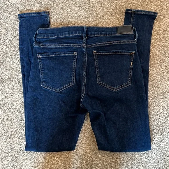 Express Stretch Denim Perfect Mid Rise Legging Jeans 8R - Picture 5 of 9